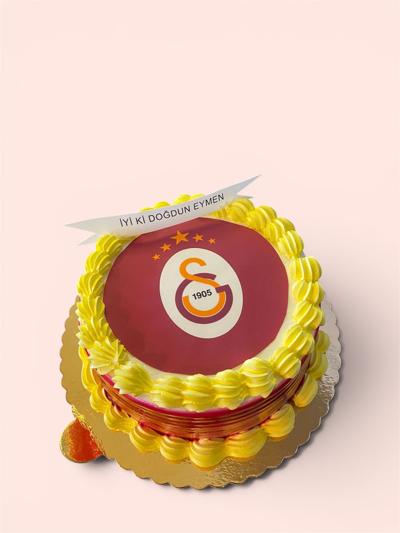 Galatasaray Temalı Yaş Pasta